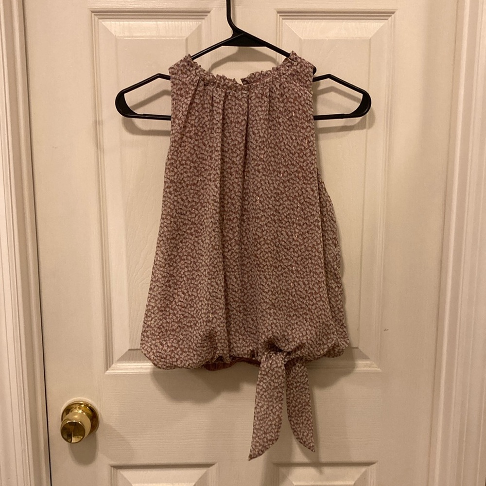 Women's Sleeveless Top in Blush Pink